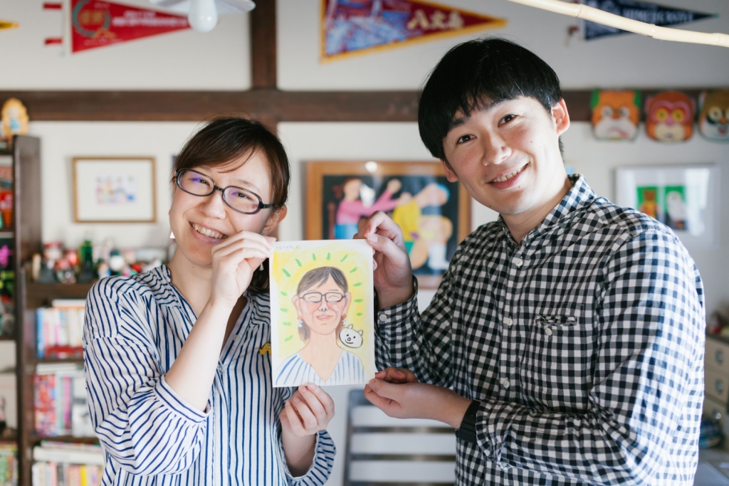 ヘロシナキャメラ作品と記念撮影